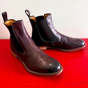 Otisopse brown booties sz 38/8 Italian brand super luxe